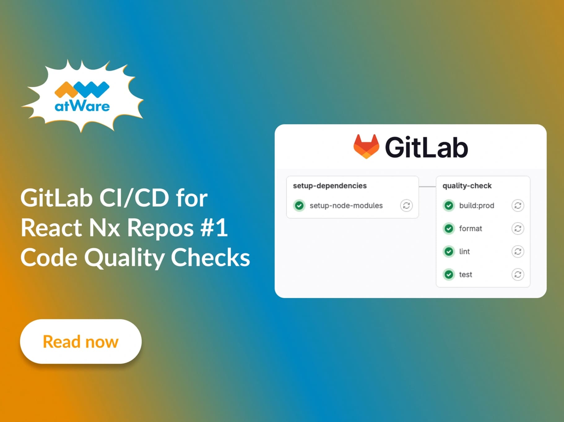 GitLab CI/CD for React Nx Repositories #1: Code Quality Checks