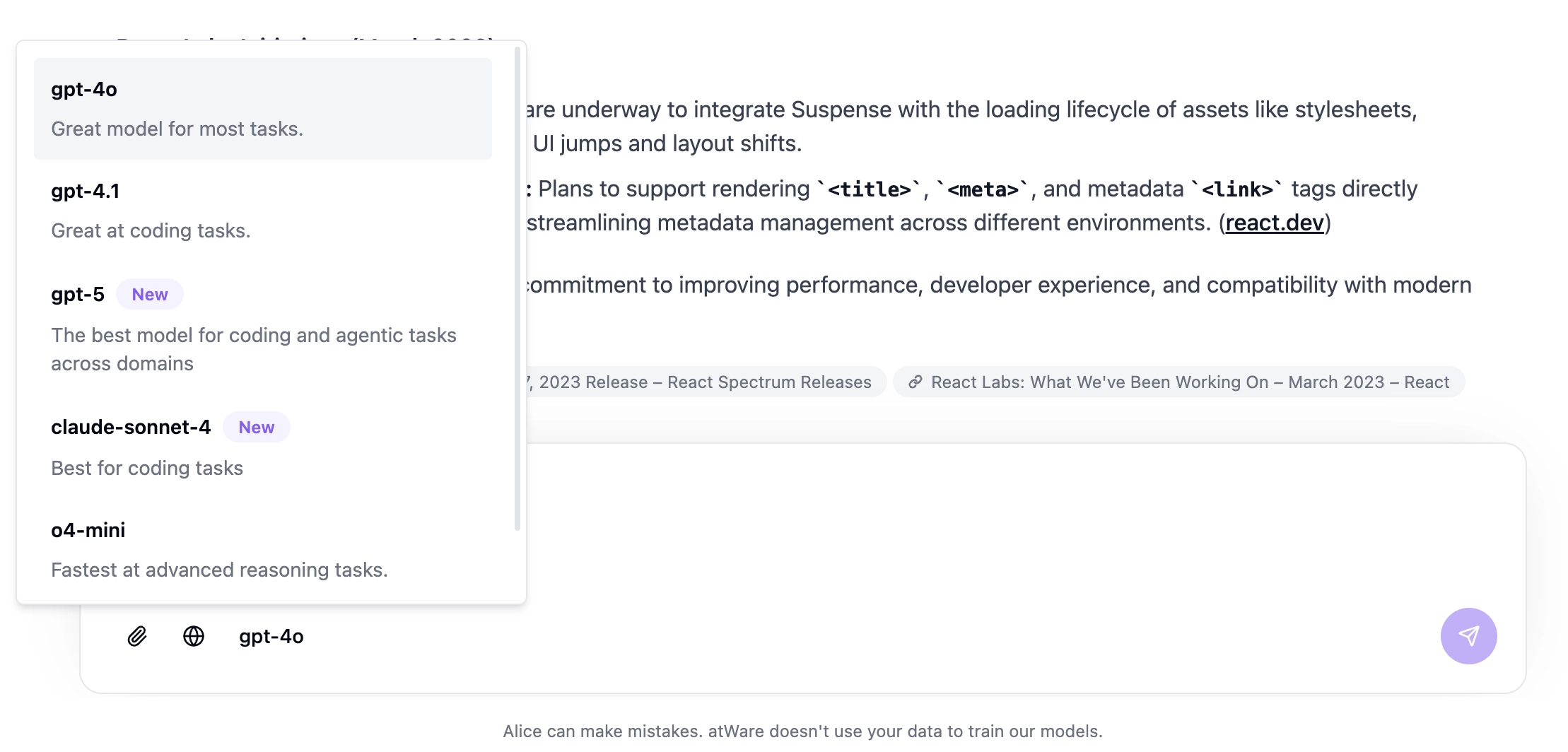 Live preview showing how new data affects visualizations before submission